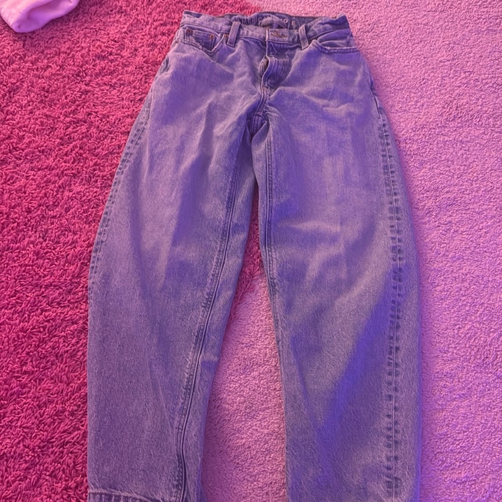 american eagle barrel dad jeans